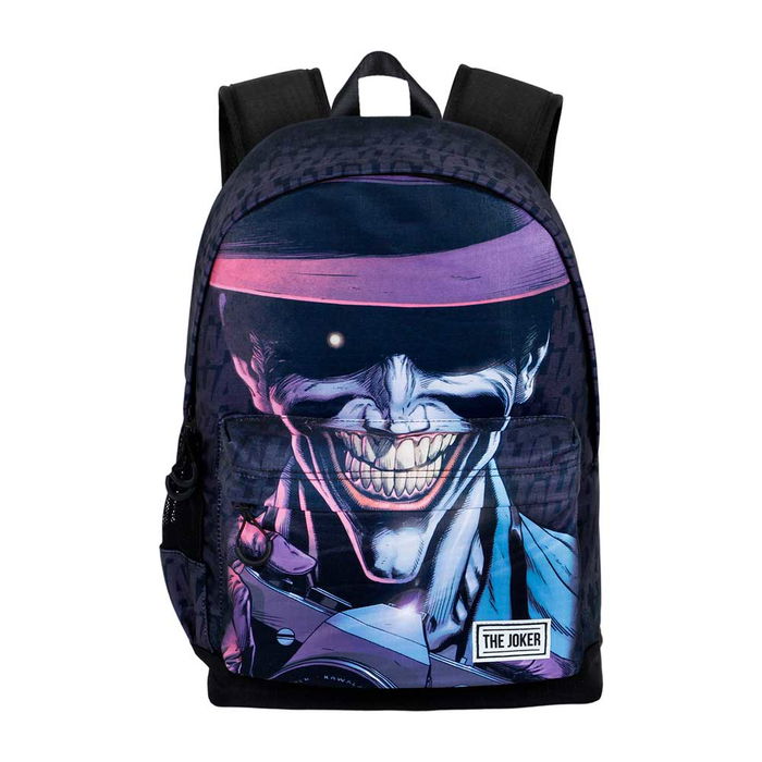 DC Comics Joker Mochila ECO 2.0 Crazy Joker Negro RPET Reciclado 22.5L DC Comics Joker Mochila ECO 2.0 Crazy Joker Negro RPET Reciclado 22.5L