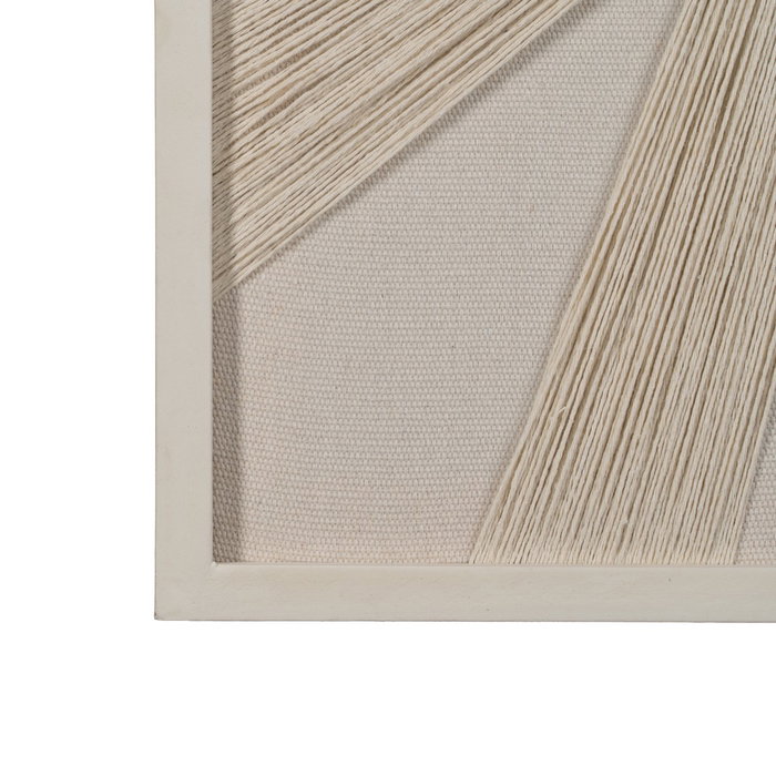 Cuadro Beige Dm-Madera Decoración 60 X 3 X 80 cm