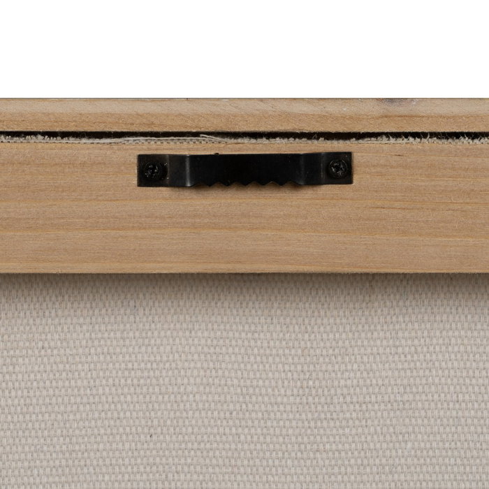Cuadro Beige Dm-Madera Decoración 60 X 3 X 80 cm