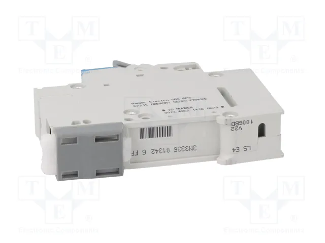 HAGER Interruptor magnetotérmico MBN 6A 1P 6kA