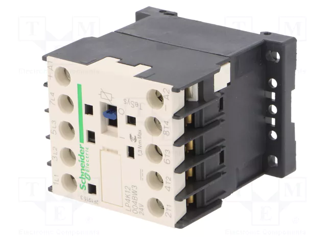 Schneider Electric TeSys K Contactor 4-polar NO x4 24VDC 12A