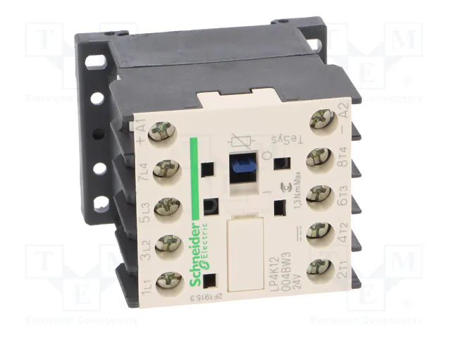 Schneider Electric TeSys K Contactor 4-polar NO x4 24VDC 12A