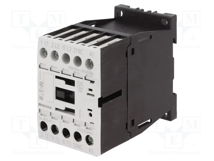 EATON ELECTRIC Contactor DILM12 3-polar 12A 110VAC EATON ELECTRIC Contactor DILM12 3-polar 12A 110VAC