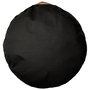 The Concept Factory Mon Chat Mon Ch Cojín para Mascotas Negro con Dorado, Diámetro 60 cm, Altura 10 cm