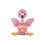 VTech Funny Flamingo AACHW45346: juguete de desarrollo con forma de flamenco rosa para niños de 9 a 36 meses, con sonidos, melodías y ventosa