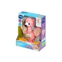 VTech Funny Flamingo AACHW45346: juguete de desarrollo con forma de flamenco rosa para niños de 9 a 36 meses, con sonidos, melodías y ventosa