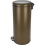 Brabantia NewIcon Cubo de Basura 30 Litros Warm Brass