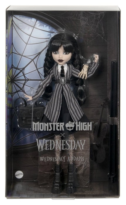 Monster High x Wednesday Muñeca Wednesday Addams
