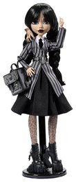 Mattel Monster High x Wednesday Muñeca Wednesday Addams con Uniforme de Academia Nevermore y Cosa