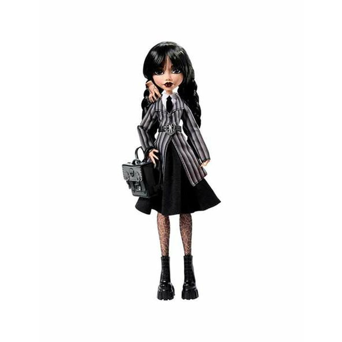 Mattel Monster High x Wednesday Muñeca Wednesday Addams con Uniforme de Academia Nevermore y Cosa