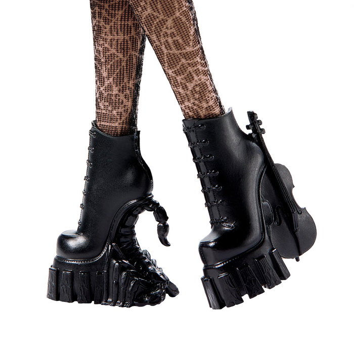 Mattel Monster High x Wednesday Muñeca Wednesday Addams con Uniforme de Academia Nevermore y Cosa