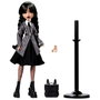 Mattel Monster High x Wednesday Muñeca Wednesday Addams con Uniforme de Academia Nevermore y Cosa