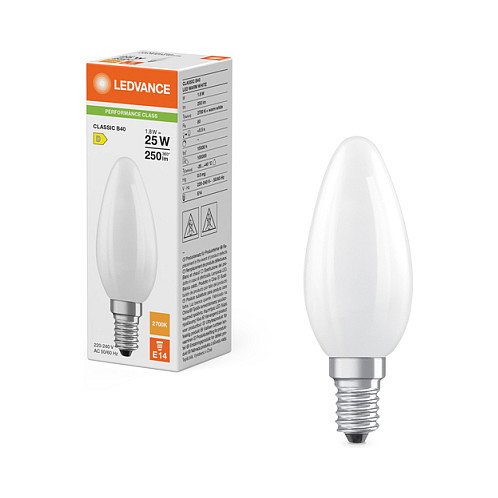 OSRAM Bombilla LED CLASSIC B P Vela E14 1.8W Blanco cálido OSRAM Bombilla LED CLASSIC B P Vela E14 1.8W Blanco cálido