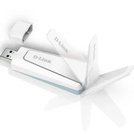 D-Link Adaptador USB WiFi 6 AX1800 AX18U 1800Mbps con Antena Desplegable y USB 3.0 para PC y Portátil