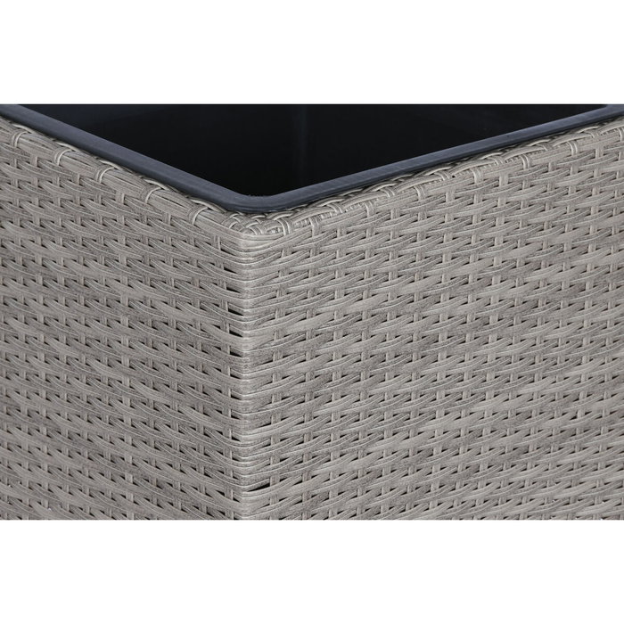 DKD Home Decor Macetero de Ratán Sintético Celosía Natural 78x48x116 cm DKD Home Decor Macetero de Ratán Sintético Celosía Natural 78x48x116 cm
