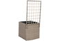 DKD Home Decor Macetero Natural Ratan Sintetico y Pp para Terraza y Jardin 78 x 48 x 116 cm