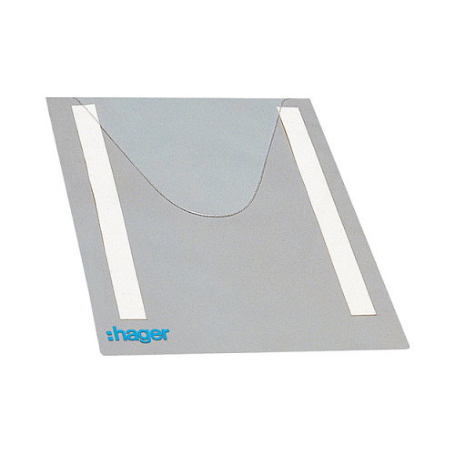 Hager Plantasche Klarsicht DIN A4 FZ794 Autoadhesivo Gris Hager Plantasche Klarsicht DIN A4 FZ794 Autoadhesivo Gris