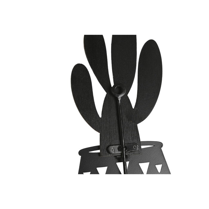 DKD Home Decor Perchero de Pared Metal y MDF Natural