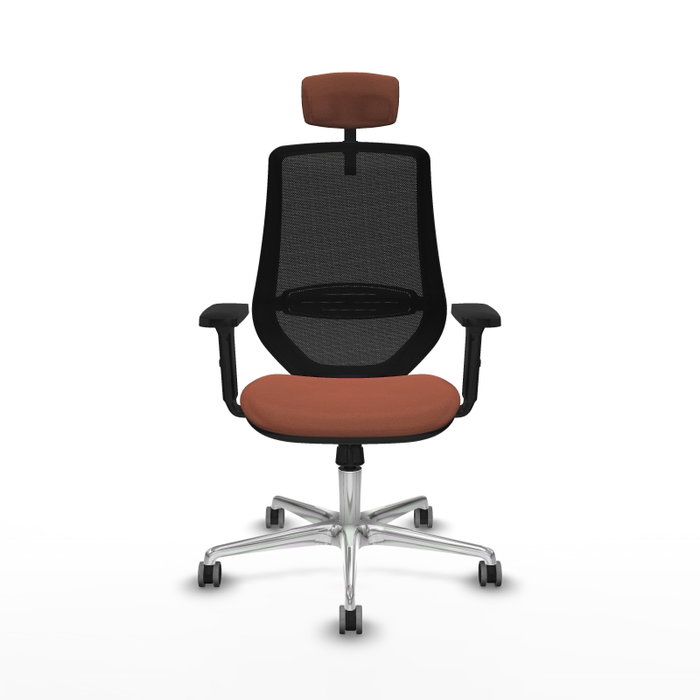 PIQUERAS Y CRESPO Silla de oficina Mardos con mecanismo Sincro, Marrón y Negro PIQUERAS Y CRESPO Silla de oficina Mardos con mecanismo Sincro, Marrón y Negro