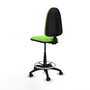 PIQUERAS Y CRESPO Taburete Aýna Pistacho con Ruedas y Respaldo Regulable