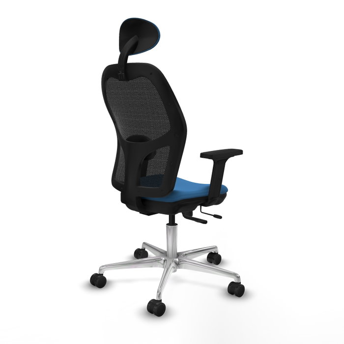 PIQUERAS Y CRESPO Silla de oficina Jorquera con mecanismo Sincro/Traslack Azul claro PIQUERAS Y CRESPO Silla de oficina Jorquera con mecanismo Sincro/Traslack Azul claro