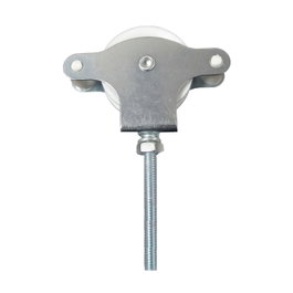 Wolfpack Polea Tendedero Zincado 60 mm con Roldana de Plástico