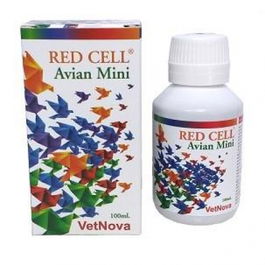 Vetnova Red Cell Avian Mini 100 mL Suplemento vitaminas minerales aves canto deporte exposicion