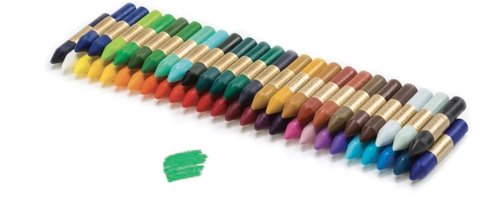 Manley Lápices de cera Verde primavera n.25 caja de 12 unidades Manley Lápices de cera Verde primavera n.25 caja de 12 unidades