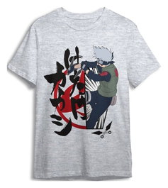 Superplay Camiseta Naruto Kakashi Grey Talla XXL