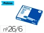 Petrus Grapas 26/6 Galvanizada Caja de 1000 Unidades