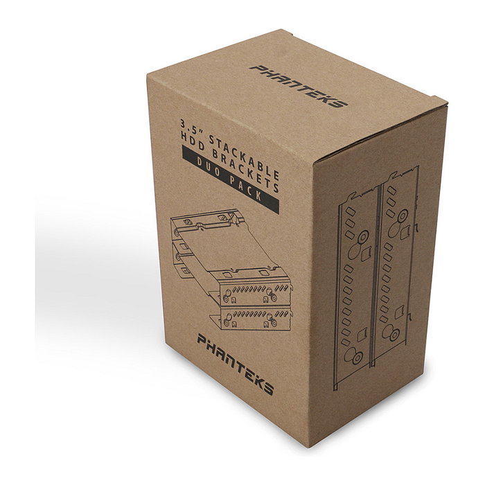 Phanteks Marco de montaje para HDD, 2x 3,5 pulgadas, apilable Phanteks Marco de montaje para HDD, 2x 3,5 pulgadas, apilable