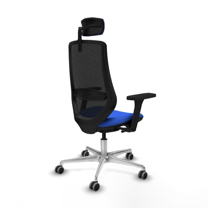 PIQUERAS Y CRESPO Silla de oficina Mardos con Mecanismo Sincro/Traslack, Azul y Negro PIQUERAS Y CRESPO Silla de oficina Mardos con Mecanismo Sincro/Traslack, Azul y Negro