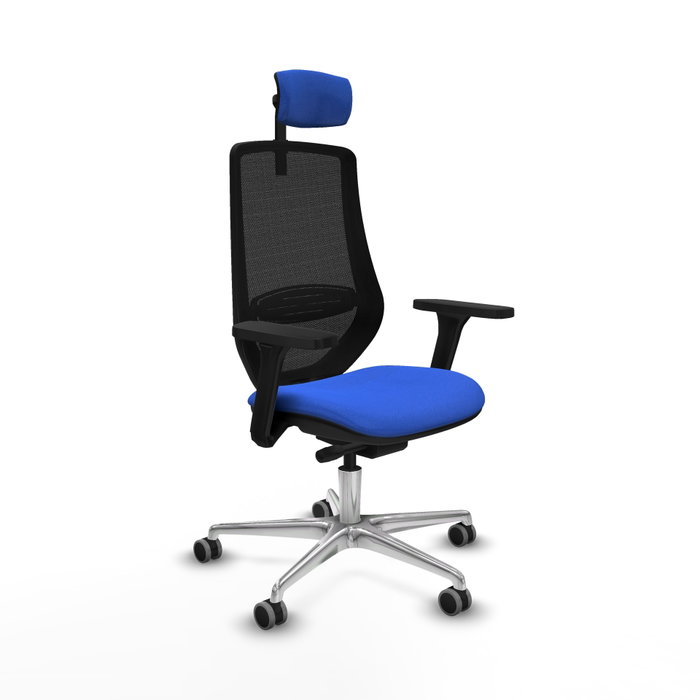 PIQUERAS Y CRESPO Silla de oficina Mardos con Mecanismo Sincro/Traslack, Azul y Negro PIQUERAS Y CRESPO Silla de oficina Mardos con Mecanismo Sincro/Traslack, Azul y Negro