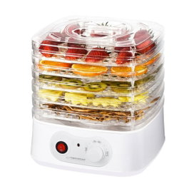 Esperanza Deshidratador de Alimentos EKD004 250W Blanco y Transparente