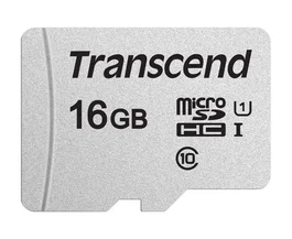 Transcend TS16GUSD300S Memory Flash 16 GB MicroSDHC Clase 10 NAND 95 MB/s Lectura 10 MB/s Escritura