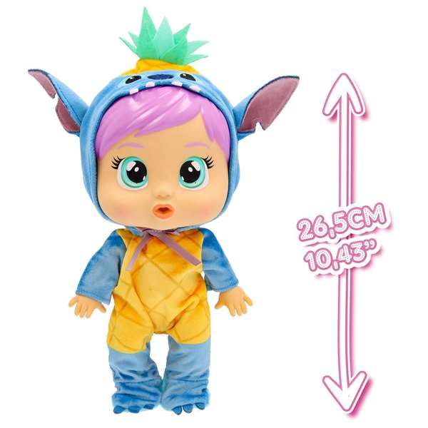 Imc Toys Muñeco Bebé Llorón Stitch Loving Care con Biberón y Chupete 18x11x27 cm