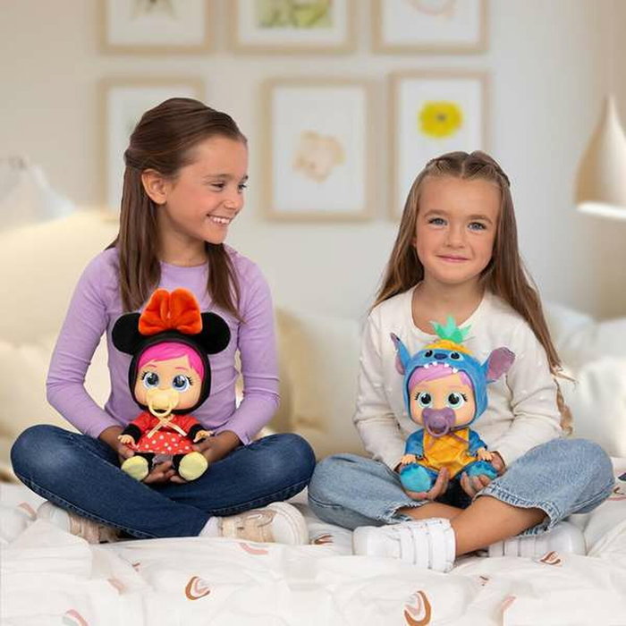 Imc Toys Muñeco Bebé Llorón Stitch Loving Care con Biberón y Chupete