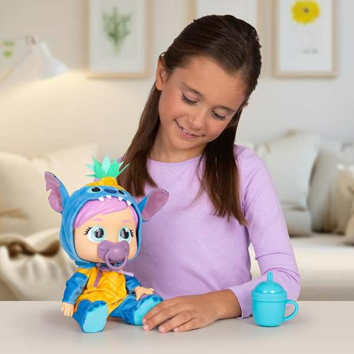 Imc Toys Muñeco Bebé Llorón Stitch Loving Care con Biberón y Chupete