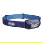 Petzl TIKKA Linterna LED frontal con cinta para cabeza, Azul, 350 lm, 3 niveles, estroboscopio, IPX4, incluye 3 pilas AAA