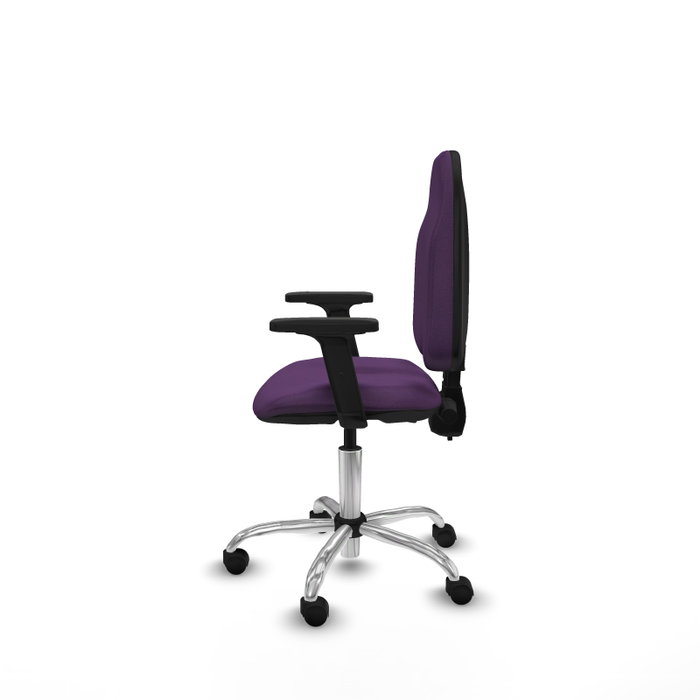 PIQUERAS Y CRESPO Silla de oficina Algarra Morada con Brazos 2D PIQUERAS Y CRESPO Silla de oficina Algarra Morada con Brazos 2D