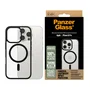 PanzerGlass HardCase Transparente con MagSafe Negro y Marco iPhone 16 Pro - Funda TPU Resistente a Golpes, Certificación MIL-STD-810H