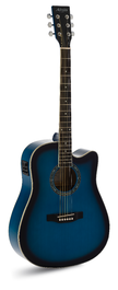 Guitarra Acústica Admira Tennessee Azul Satinada