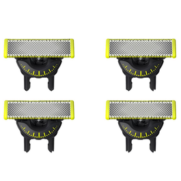 Philips OneBlade QP440/50 Pack de 4 Recambios de Cuchilla Ersatzklinge Negro