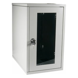 EFB Elektronik Carcasa de pared 19 pulg. 5HE vertical y 10 pulg. 10HE horizontal, RAL7035
