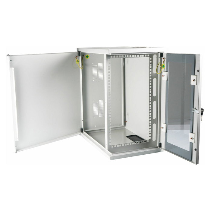 EFB Elektronik Carcasa de pared 19 pulg. 5HE vertical y 10 pulg. 10HE horizontal, RAL7035 EFB Elektronik Carcasa de pared 19 pulg. 5HE vertical y 10 pulg. 10HE horizontal, RAL7035