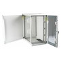 EFB Elektronik Carcasa de pared 19 pulg. 5HE vertical y 10 pulg. 10HE horizontal, RAL7035