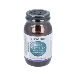 VIRIDIAN Bone Complex - 90 Cápsulas Vegetales - Suplemento de Calcio, Magnesio y Vitamina D para Huesos - Apto para Veganos