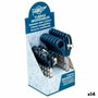 Faibo Set de Tijeras de Oficina Ergonómicas Azul (14 unidades)