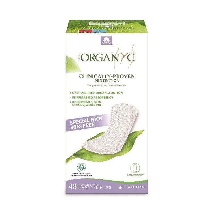 ORGANYC Salvaslip Ultrafino 48uds.