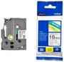 Brother TZe-241 Cinta Laminada 18mm x 8m Blanco/Negro